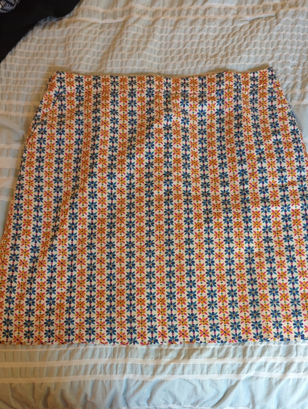 2/$40 - Boden Multicolor Geometric Floral Mini Skirt (Women's US 16/18R)